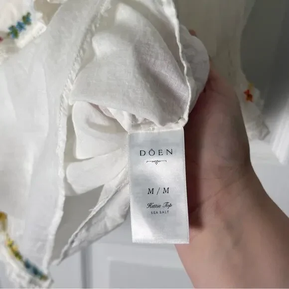 Doen Hettie Top in Sea Salt M - Picture 12 of 12